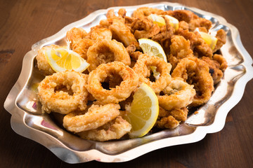 Anelli di calamaro fritti, Mediterranean Cuisine 