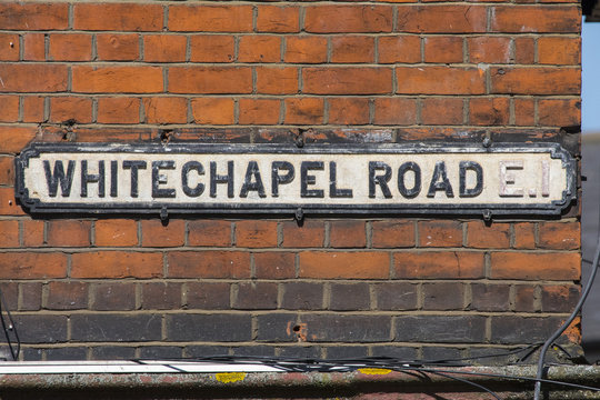 Whitechapel Road In East London