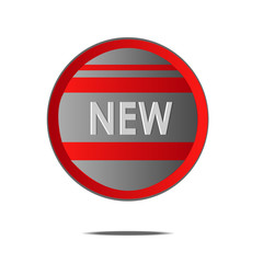 New button badge label web banner isolated background