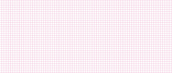 Square wide grid pattern art pink color in dotted line. Wide grid design for print. Education. School notebook paper grid art in a cage. Dotted line table.