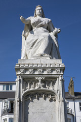 Fototapeta na wymiar Queen Victoria Statue in Southend-on-Sea