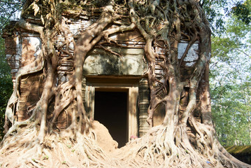 Obraz premium Prasat Pram Temple Koh Ker Complex