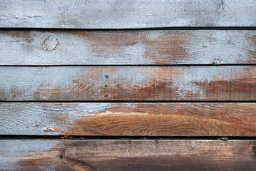 Wood texture. Background of wooden painted boards. Old wooden boards