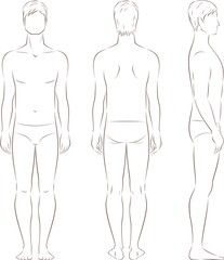 Male silhouette