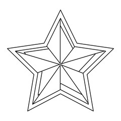 Obraz premium united states of america emblem,with star shape vector illustration design