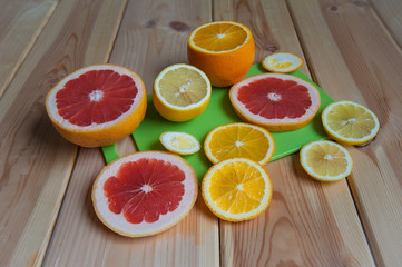 fresh fruit on the table