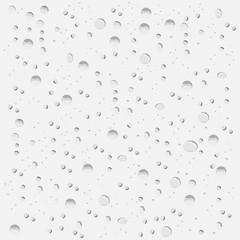 Fototapeta na wymiar Rain drops on the glass. Vector graphics.