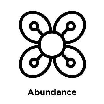 Abundance icon isolated on white background