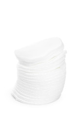 Obraz premium cotton sponges isolated on white background