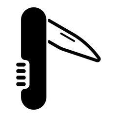 Outdoor Aktivitäten Icon - Taschenmesser