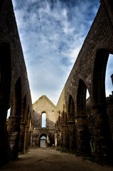 Saint Mathieu the Abbey and the ruins, Brittany