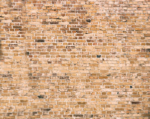 Texture of an old red  brick. vintage