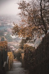 Blick von der Cittá Alta in Bergamo