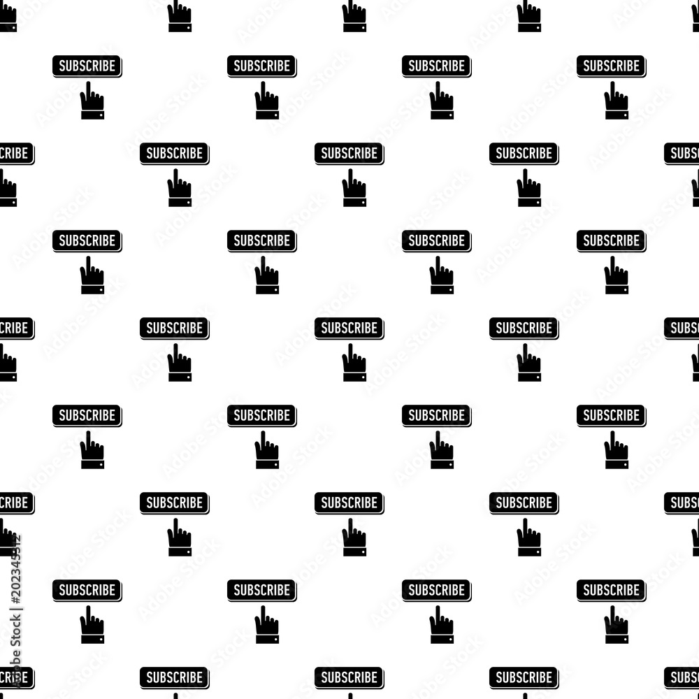 Poster subscribe pattern vector seamless repeating for any web design