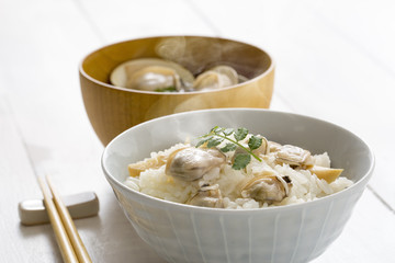 Soup with soup and rice