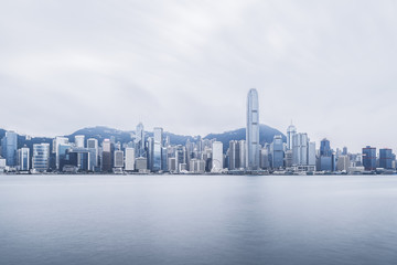 Fototapeta na wymiar Modern city in famous city , Hong Kong