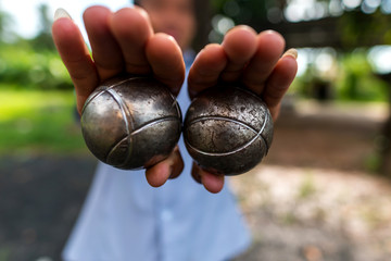 petanque ball fun and relaxing game