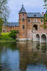 Fototapeta premium Groot Bijgaarden Castle in Brussels Belgium