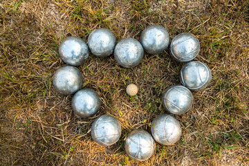 petanque ball fun and relaxing game