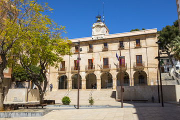 Obraz premium Town Hall for the City of Denia in Spain