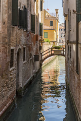 Obraz na płótnie Canvas Beautiful view of the Venetian canal