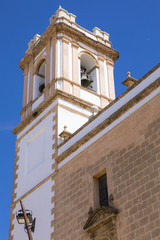 Fototapeta na wymiar Church of Assumption in Denia in Spain
