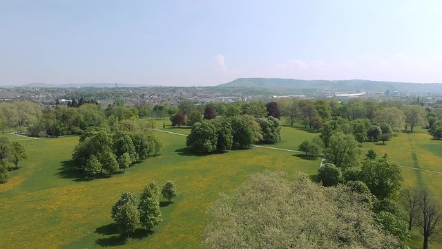 Stuttgart Stadtpark Blick in den Kessel