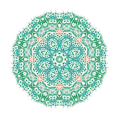 mandala Ornament background. Round Vintage decorative elements.