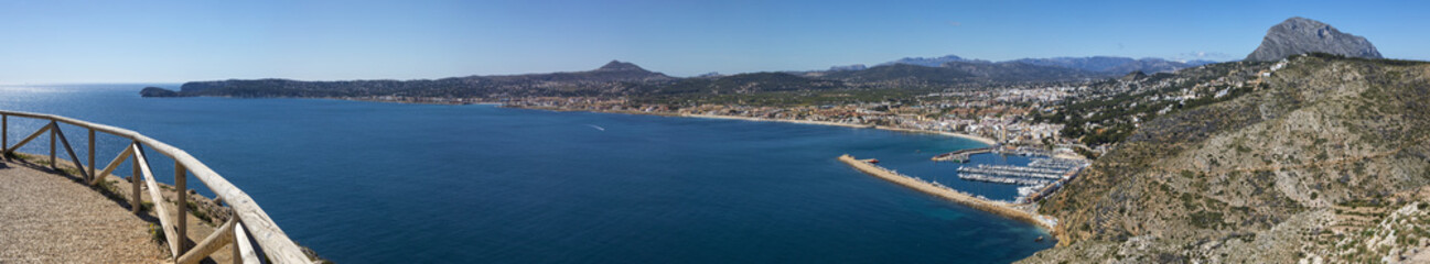 Fototapeta na wymiar View from Cap de Sant Antoni in Spain