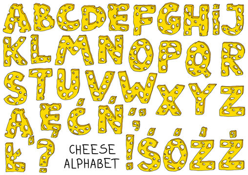 Cheese Alphabet