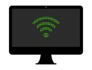 Pixel Icon PC - WLAN