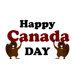 Concept on the day of Canada, Holiday Beaver