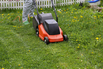 Mowing machine / Mowing the lawn