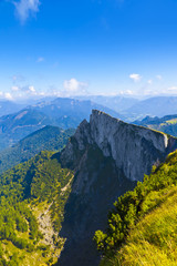 Panoramablick vom Schafberg in Österreich
