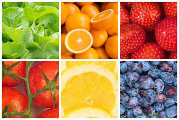 Gesunde Nahrung, Obst und Gemüse