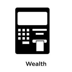 Wealth icon isolated on white background