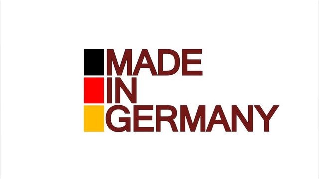Made in Germany Animation with colors