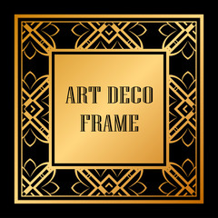 Art Deco frame border