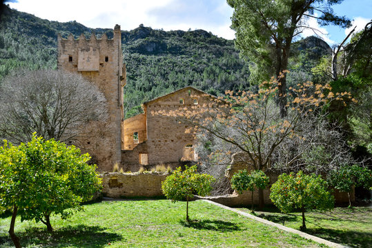 Alzira, Valencia, Spain: 03.11.2018; The Monastery of Santa Maria de la Murta