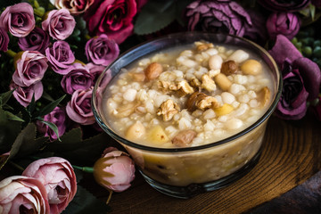 Turkish Noah's Ark Pudding, Ashura Bowl