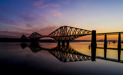 Forth Rail Bridge at Dawn