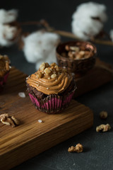  Muffins with a nut cream