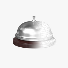 Fototapeta premium Service bell. 3d illustration