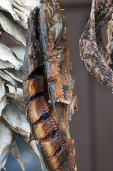 Dried Fish. national food in the North Caucasus