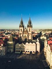 Fototapeta premium beautiful views of the city of Prague