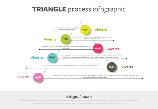 Infographic Layout with Triangular Element