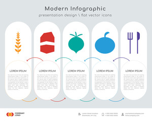 sage leaf infographics design