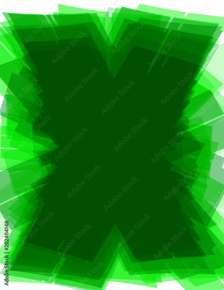 Poster Abstract dark green x-background with tech X letter shape. Futuristic vector graphic pattern