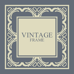 Art Deco frame border