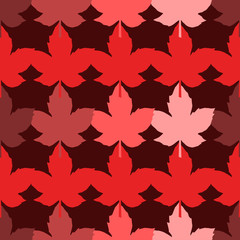 Naklejka na ściany i meble Canada seamless pattern.
